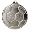 PLIENO MEDALIS FUTBOLUI 50 MM SIDABRINIS MMC8850/S