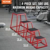 VEVOR Pliometriniai šuolio kubai, 30 cm, 45 cm, 60 cm, 75 cm