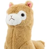 Lean Toys Pliušinis žaislas alpaka, kreminė su rudais akcentais, 38 × 26 × 15 cm