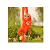 Lean Toys Pliušinis beždžionių žaislas su vaiku, oranžinis, 90 cm
