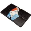 Plona odinė vyriška piniginė SOLIER SW10 SLIM DARK BROWN