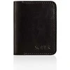 Plonos odinės vyriškos piniginės SOLIER SW11 SLIM BROWN