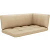 Lauko baldų komplektas Poilsio komplektas iš palečių su pagalvėlėmis, 6 dalių, pušis