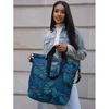 Pojemna torba shopper na zakupy w modny wzór - Rovicky