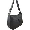 Pojemna torebka na ramię su kieszenią - Szara ciemna