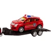 Lean Toys Policijos pikapas su puspriekabe