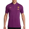 Polo marškinėliai vyrams violetiniai medvilniniai FC Barcelona Nike