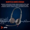 HP Poly „Poly Blackwire 3225“ stereofoninės ausinės su „USB-C“ jungtimi, 3,5 mm kištuku ir „USB-C/A“ tipo adapteriu (didelis kiekis)