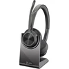 POLY Voyager 4320 USB-C ausinės su BT700 adapteriu ir įkrovimo stotele