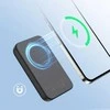 Power Bank 10000mAh 20W galios greitojo įkrovimo magnetinis Qi 15W belaidis įkroviklis iPhone , suderinamas su MagSafe , juodas (JR-W020 juodas)