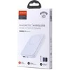 Power Bank 10000mAh 20W galios greitojo įkrovimo magnetinis Qi 15W belaidis įkroviklis iPhone , suderinamas su MagSafe , juodas (JR-W020 juodas)