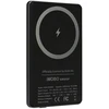 „Audi“ 15 W belaidė išorinė baterija, 5000 mAh, pilka, su dideliu logotipu, „MagSafe“ AU-MWPB5000-GT/D1-GY