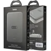„Audi“ 15 W belaidė išorinė baterija, 5000 mAh, pilka, su dideliu logotipu, „MagSafe“ AU-MWPB5000-GT/D1-GY