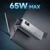 Powerbank Cuktech CUKP200XGLGR 100W 20000mAh 2 x USB-C 1 x USB-A - pilkas