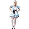 Prabangus Alisos (Alice) kostiumas moterims – „Alisa Stebuklų šalyje“ (Alice in Wonderland)