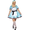 Prabangus Alisos (Alice) kostiumas moterims – „Alisa Stebuklų šalyje“ (Alice in Wonderland)