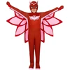 Prabangus Alutės (Owlette) kostiumas mergaitėms – „Pižamų herojai“ (PJ Masks)