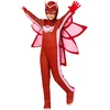 Prabangus Alutės (Owlette) kostiumas mergaitėms – „Pižamų herojai“ (PJ Masks)