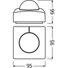 Pramoninio šviestuvo jutiklis ST8 ZIGBEE CIRCULAR, baltas