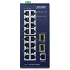 Šakotuvas PLANET IGS-4215-16T2S tinklo komutatorius Valdomas L2/L4 Gigabit Ethernet (10/100/1000) Mėlyna