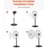 VEVOR 76 cm industrinis pastatomas ventiliatorius, reguliuojamas aukštis