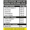 Genius Nutrition Energijos Gėrimas WARCRY Skystas Skonis 100ml