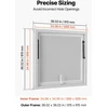 Prekybinis langas VEVOR CGDCK36X36LSB, 915x915 mm