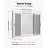 Prekybinis langas VEVOR FCBWCK48X36TLCS4, 1220x915 mm