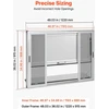 Prekybinis langas VEVOR FHDGNCK4836ZWTJTLCS4, 1220x915 mm
