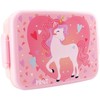 LUNCHBOX ŚNIADANIÓWKA JEDNOROŻEC SERCA RÓŻOWE UNICORN HEART Rožinis PRET