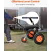 VEVOR 1200 kg priekabos vežimėlis, reguliuojamas aukštis