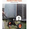 VEVOR 1500lbs priekabos vežimėlis 2in1 su vežimėliu