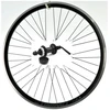 Priekinis 28" dviračio ratas Shimano, juodas