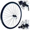 Priekinis dviračio ratas, 27,5 colio Shimano HB-QC300, juodas