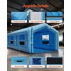 VEVOR Pripučiamas dažymo paviljonas, 12 x 5 x 4 m