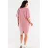 Pudros rožinė oversize suknelė Infinite You