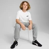 Puma ESS vaikiški marškinėliai su mažu 1 logotipu, baltos spalvos 684920 02