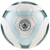 Puma MCFC King futbolo kamuolys baltas-žalias-mėlynas 85013 01