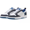 Puma Rebound V6 Lo Mid vaikiški batai balti ir mėlyni 393833 28