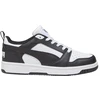 Puma Rebound V6 Lo Mid vaikiški batai balti ir juodi 393833 01