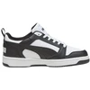 Puma Rebound V6 Lo Mid vaikiški batai balti ir juodi 393833 01