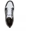 Puma Rebound V6 Lo Mid vaikiški batai balti ir juodi 393833 01