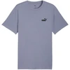 Puma Vyriški ESS Mažas Nr. 1 Logotipo Marškinėliai Violetiniai 682535 65