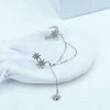 Puošnus sidabrinis auskaras „Žvaigždės“