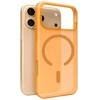 Puro Daylight Magsafe Compatible Silikoninis dėklas for iPhone 17 Pro - Translucent Oranžinis