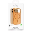 Puro Daylight Magsafe Compatible Silikoninis dėklas for iPhone 17 Pro - Translucent Oranžinis