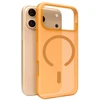 Puro Daylight Magsafe Compatible Silikoninis dėklas for iPhone 17 Pro - Translucent Oranžinis