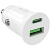 Puro Pro Lite Automobilinis įkroviklis 1x USB-A + 1x USB-C Power Delivery 20W - Baltas