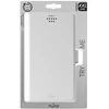 Dėklas PURO Uniwallet Bi-Color - Universal 360 ° swivel case with card slots, dydis XXL baltas