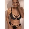 Pusiau standi liemenėlė Kinga Harmony BC-1175, juoda